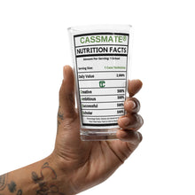 Load image into Gallery viewer, CassMate Shaker Pint Glass