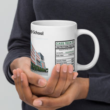 Load image into Gallery viewer, Cass Tech CassMates Nutritional Value Mug (New Building)
