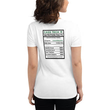 Load image into Gallery viewer, Cass Tech Women's Short Sleeve Nutritional Value T-shirt