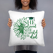 Load image into Gallery viewer, Cass Tech Grad Pillow