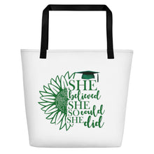 Load image into Gallery viewer, Cass Tech Graduate "She Believed" Tote