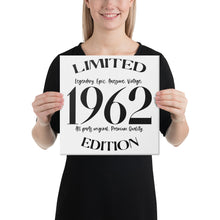 Load image into Gallery viewer, 1962 Limited Edition Canvas