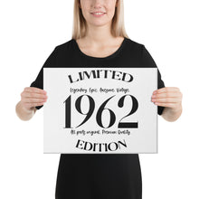 Load image into Gallery viewer, 1962 Limited Edition Canvas