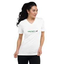 Load image into Gallery viewer, CassTech-ISH Unisex SS V-Neck T-Shirt