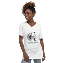 Load image into Gallery viewer, 2021 CT Grad "She Believed" V-Neck T-Shirt
