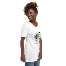 Load image into Gallery viewer, 2021 CT Grad "She Believed" V-Neck T-Shirt