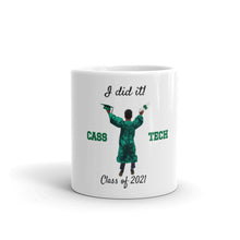 Load image into Gallery viewer, Cass Tech Class of 2021 - Guy- White Glossy Mug