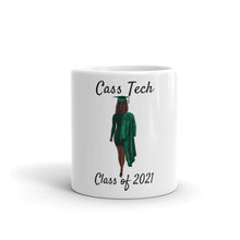 Load image into Gallery viewer, Cass Tech Class of 2021 - GIRL- White Glossy Mug