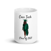 Load image into Gallery viewer, Cass Tech Class of 2021 - GIRL- White Glossy Mug