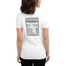 Load image into Gallery viewer, Cass Tech Women&#39;s Short Sleeve Nutritional Value T-shirt
