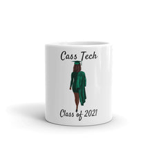 Load image into Gallery viewer, Cass Tech Class of 2021 - GIRL- White Glossy Mug
