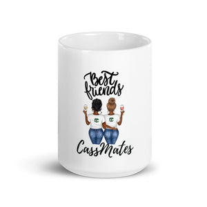 Best Friends & CassMates - White Glossy Mug