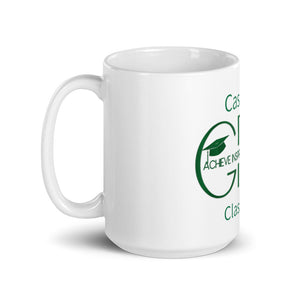 Cass Tech Grad 2021 - Green & White Glossy Mug